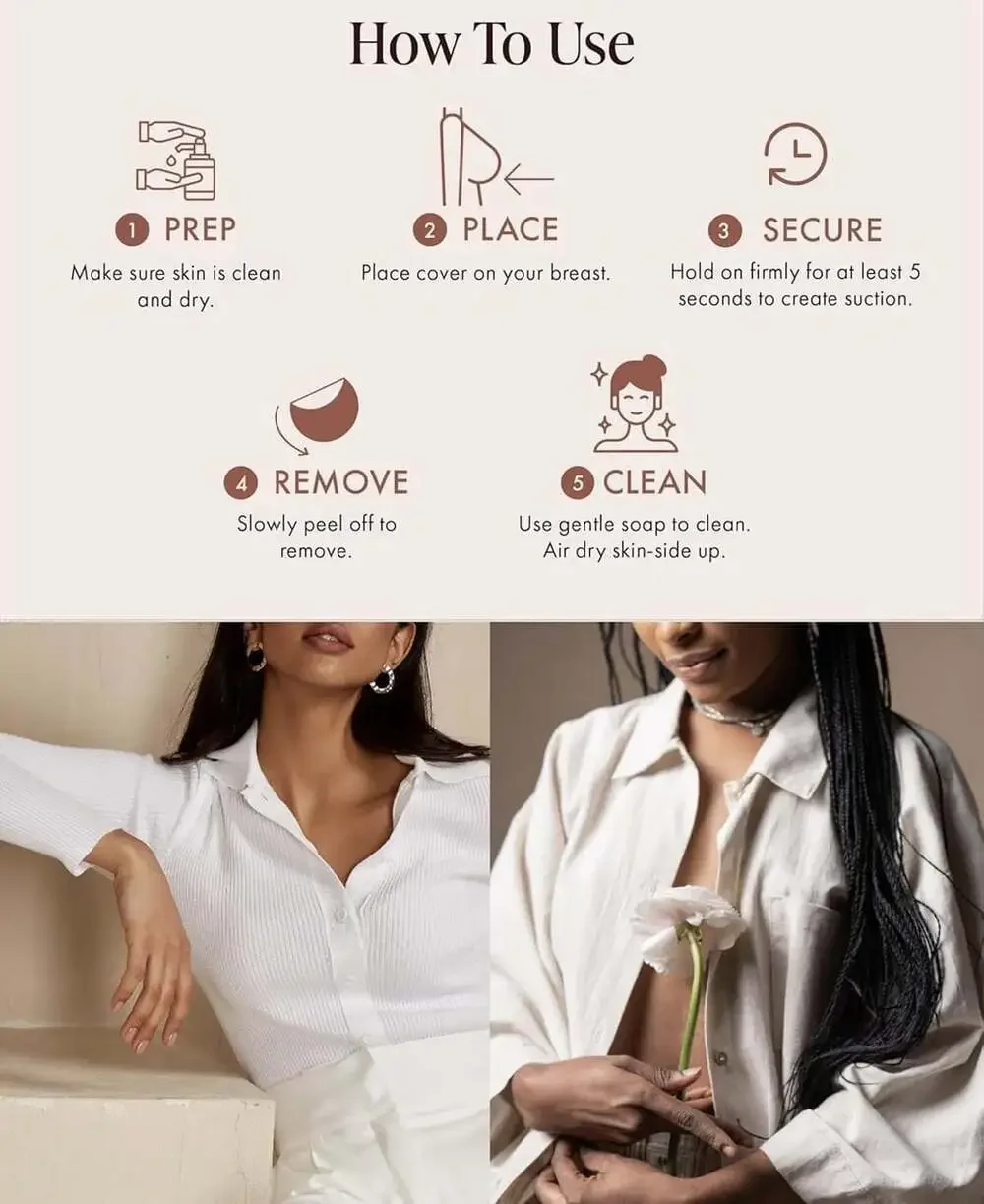 For Women non adhesive